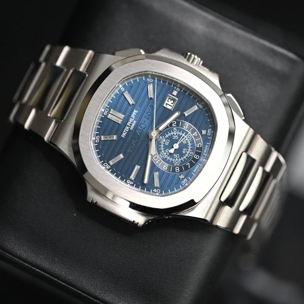 Patek Philippe Nautilus 5976 1G Chronograph 40th Anniversary White Gold