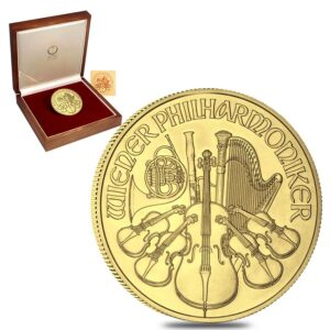 2009 20 oz 20th Anniversary Austrian Gold Philharmonic Coin