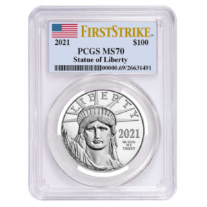 2021 1 oz American Platinum Eagle Coin PCGS MS70 FS