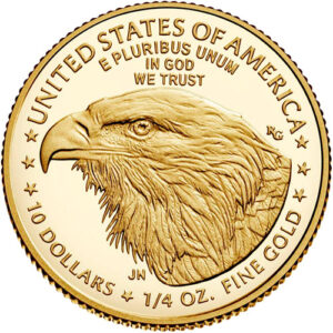 2022-W 1/4 oz Proof American Gold Eagle Coin (Box + CoA)