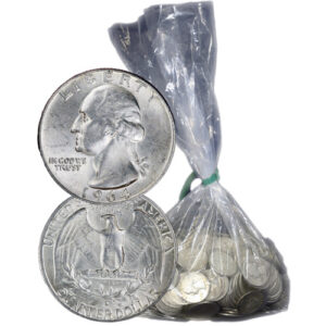 Buy 90% Silver Washington Quarters ($100 FV, Circulated)