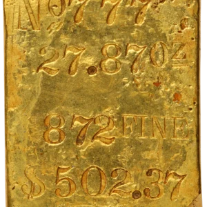 Buy 98.29 oz SS Central America Kellogg and Humbert Assayers Gold Bar