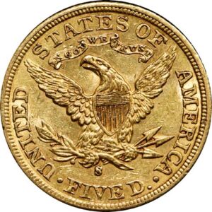 Buy Pre-33 $5 Liberty Gold Half Eagle Coin (1838-1899 Dates, XF+)