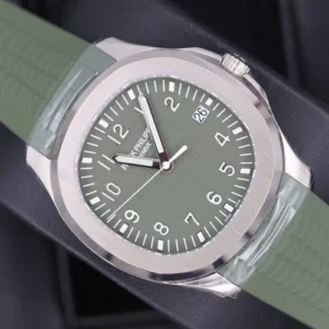 Patek Philippe 5168G-010 Aquanaut Green Dial White Gold