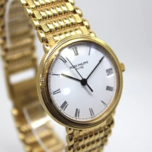 Patek Philippe Calatrava Porcelain dial 18k gold