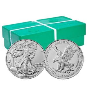 Buy 2021 1 oz American Silver Eagle Monster Box (500 Coins, BU, Type 2)