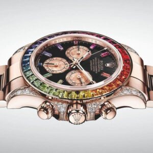 Rolex Daytona 116595RBOW Daytona Rainbow Pave Dial Rose Gold Unworn