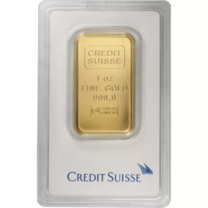 1 oz Credit Suisse Gold Bar For Sale (New w/ Assay)