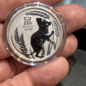 2020 1 oz Australian Platinum Lunar Mouse Coin