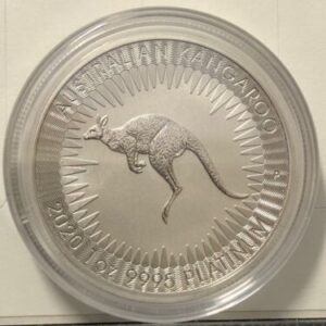 2020 1 oz Australian Platinum Kangaroo Coin (BU)