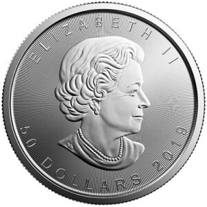 2019 1 oz Canadian Platinum Maple Leaf Coin (BU)