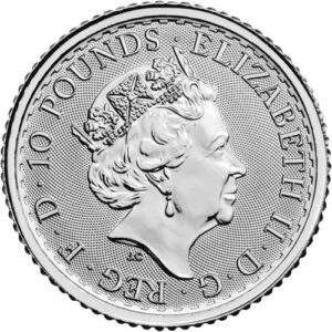 2022 1/10 oz British Platinum Britannia Coin (BU)