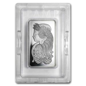 10 oz PAMP Suisse Fortuna Platinum Bar (New w/ Assay)