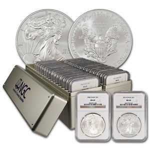 Buy 1986-2016 American Silver Eagle 31-Coin Set NGC MS69