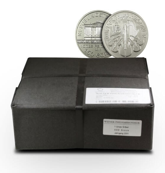 Buy 2018 Austrian Silver Philharmonic Monster Box (500 Coins, BU)