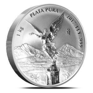 Buy 2017 1 Kilo Reverse Proof Mexican Silver Libertad Coin