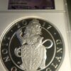 2017 1 Kilo Proof British Silver Queens Beast Lion Coin NGC PF69 - Image 3