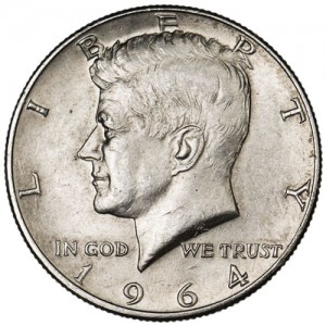 90% Silver Kennedy Half Dollars For Sale ($100 FV, Circulated)