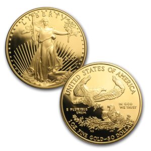 2021-W 4-Coin Proof American Gold Eagle Set (Box + CoA, Type 2)