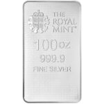 100 oz Great Britain The Great Engravers Collection Three Graces Silver Bar (New)