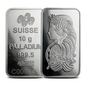10 oz Palladium Bar For Sale (Varied Condition, Any Mint)