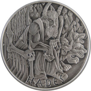 Buy 2021 5 oz Antique Tuvalu Gods of Olympus Hades Silver Coin