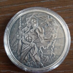 Buy 2021 5 oz Antique Tuvalu Gods of Olympus Poseidon Silver Coin