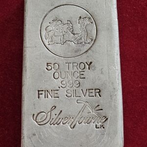 Buy 50 oz SilverTowne Poured Silver Bar (New)