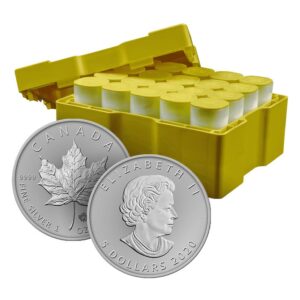 Buy 2020 1 oz Canadian Silver Maple Leaf Monster Box (500 Coins, BU)