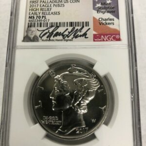 Buy 2017 1 oz American Palladium Eagle Coins NGC MS70 ER