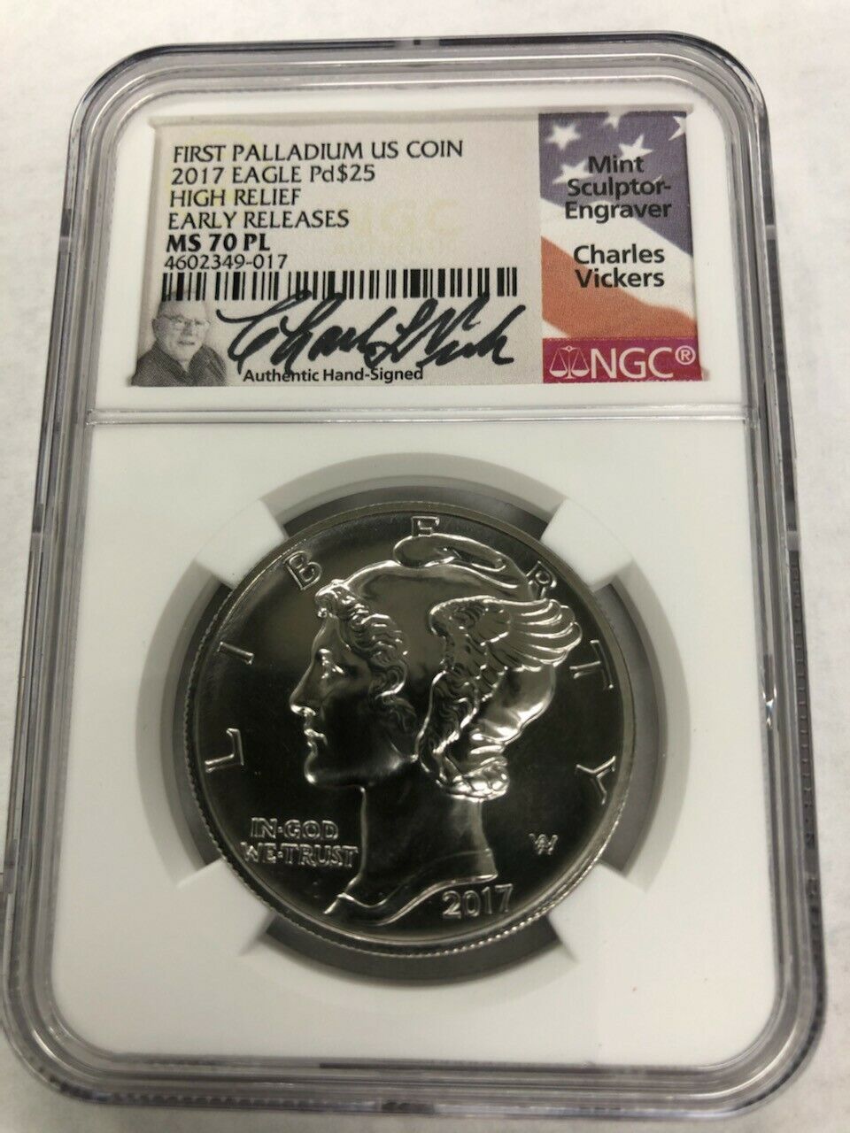Buy 2017 1 oz American Palladium Eagle Coins NGC MS70 ER