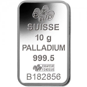 10 Gram PAMP Suisse Fortuna Palladium Bar (New w/ Assay)