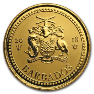 Buy 2018 1 oz Barbados Trident Gold Coin (BU)