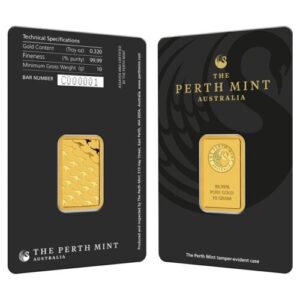 Buy 10 Gram Perth Mint Gold Bar (New w/ Assay)