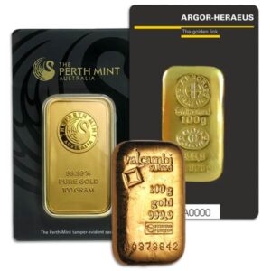 Buy 100 Gram Perth Mint Gold Bar (New w/ Assay)