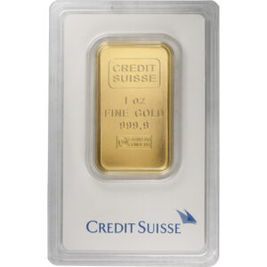 Buy 1 oz Credit Suisse Gold Bar (New w/ Assay)