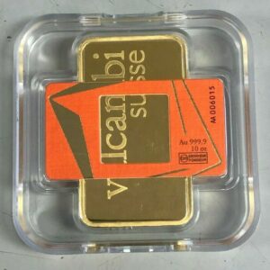 10 oz Valcambi Gold Bar For Sale (New w/ Assay)