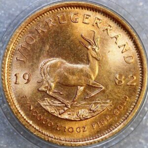 1982 1 oz South African Gold Krugerrand Coin