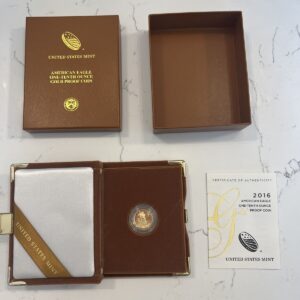 2016-W 1 oz Proof American Gold Eagle Coin (Box + CoA)