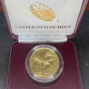 2020 1/2 oz End of WWII 75th Anniversary Gold Coin (Box + CoA)