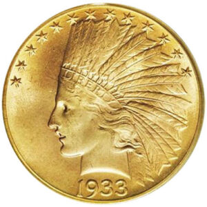 Buy Pre-33 $10 Indian Gold Eagle Coin (Cleaned)