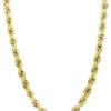 Buy 10K Gold Men's Hollow Rope Chain - Image 2