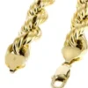 Buy 10K Gold Men's Hollow Rope Chain - Image 4