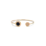 Bvlgari Bvlgari Rose Gold Onyx and Diamond Bracelet