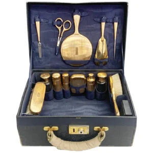 Cartier Antique Vanity Set in 14 Karat Gold