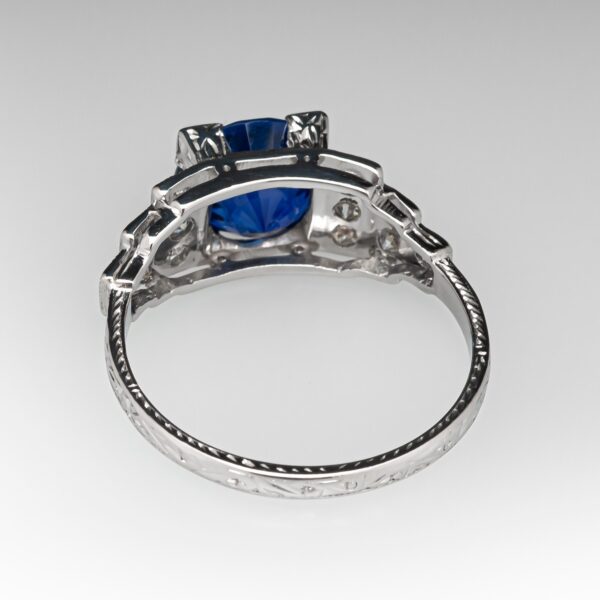 15 Carat Burma No Heat Natural Sapphire Ring Rare GIA Certified - Image 12