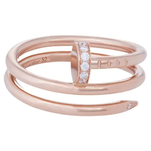 Cartier Juste un Clou Rose Gold Diamond Ring