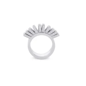 Cartier Paillettes White Gold Diamond Ring