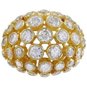 Cartier Rue D e La Paix Diamond Bombe Ring