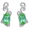 Green Tourmaline Earrings 11.66 Carats - Image 2